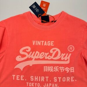 Superdry Vintage Pink Tee for Men